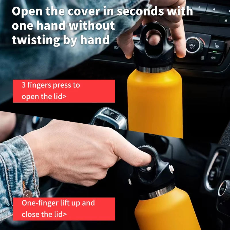 RevoMax Insulated Stainless Steel Water Bottle Double Wall Vacuum Flask - Keeps Hot And Cold - Eco-Friendly Thermos in 350/500/750/1000ml Sizes Clickngo24