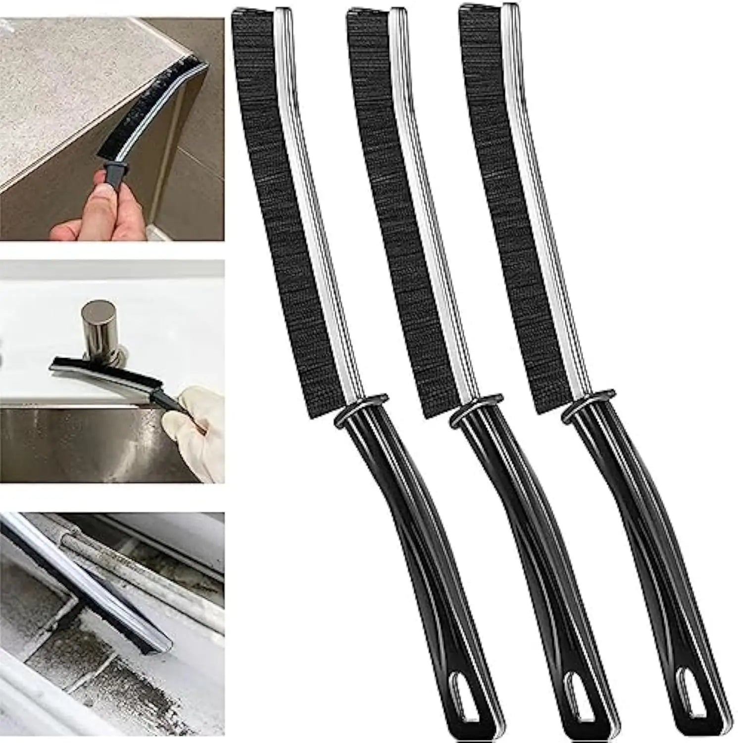 Crevice Cleaning Brush Window Bedroom Floor Line Cleaning Brush Kitchen Tile Dead End Bristle Cleaning Brush Household Supplies Clickngo24