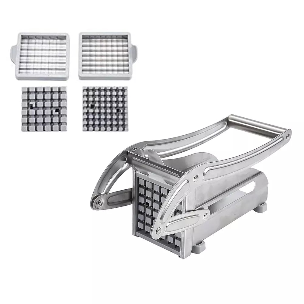 Stainless Steel Potato Slicer French Fries Cutter Machine Clickngo24