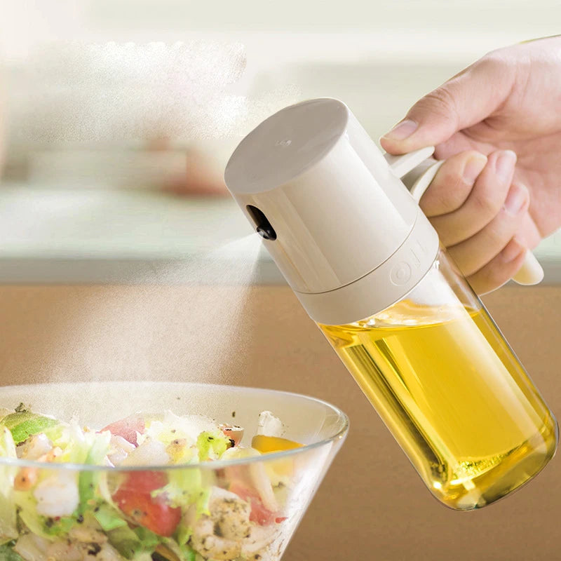 High Borosilicate Glass Oil Spray Bottle 250ml Perfect for Air Fryer Salad Baking Cooking Oil Dispenser Olive Oil Sprayer Mister Clickngo24