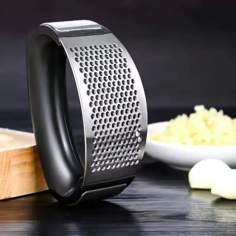 Stainless Steel Garlic Crusher Manual Garlic Mincer Chopping Garlic Clickngo24