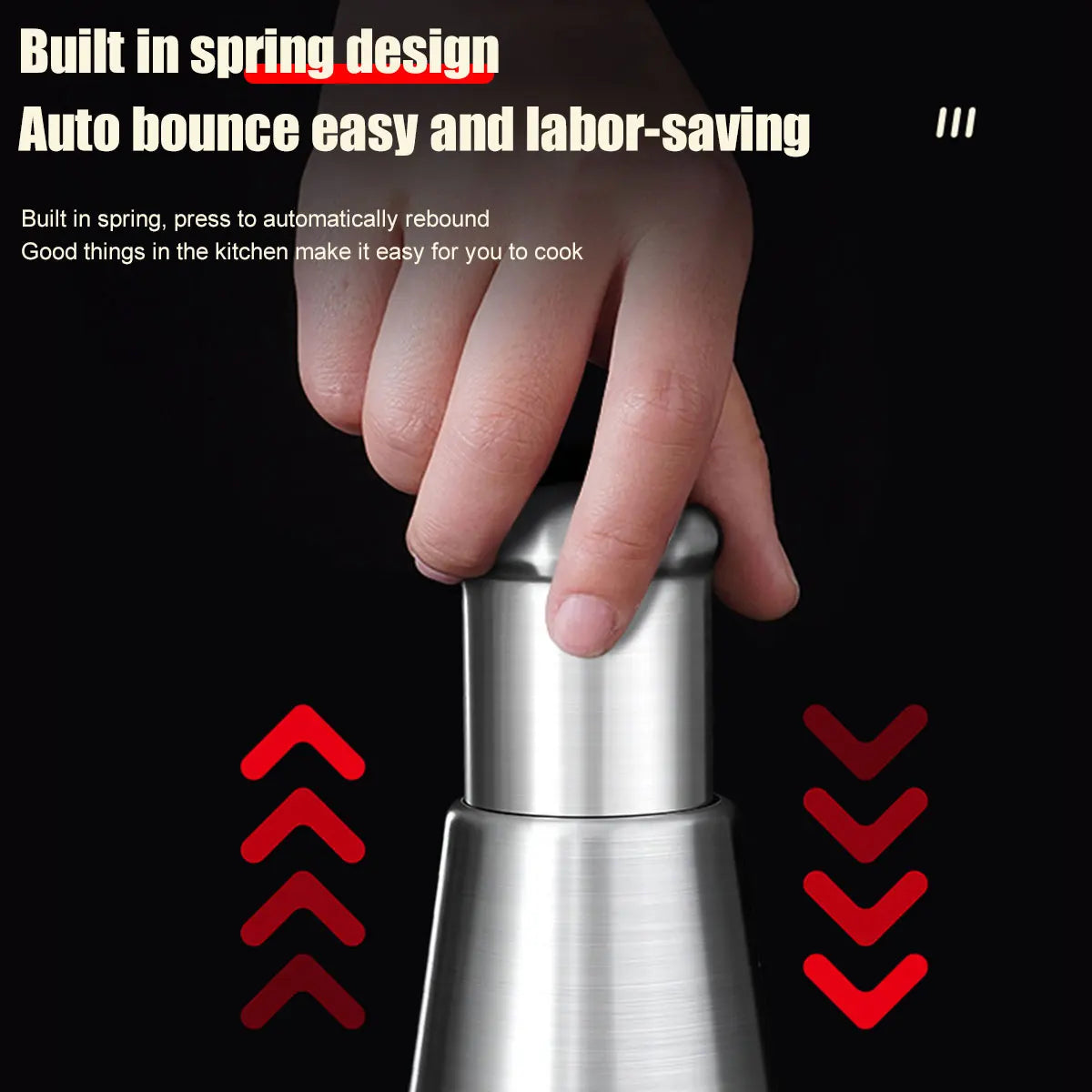 Manual Garlic Chopper Crusher Pressing Handheld Food Slicer for Vegetable Cooking Home Kitchen Accessory Clickngo24