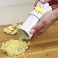 1PC Mini Multifunctional Chef Garlic Press Manual Peeler/Masher/Grinder Kitchen Tool - Plastic Material No Electric Required