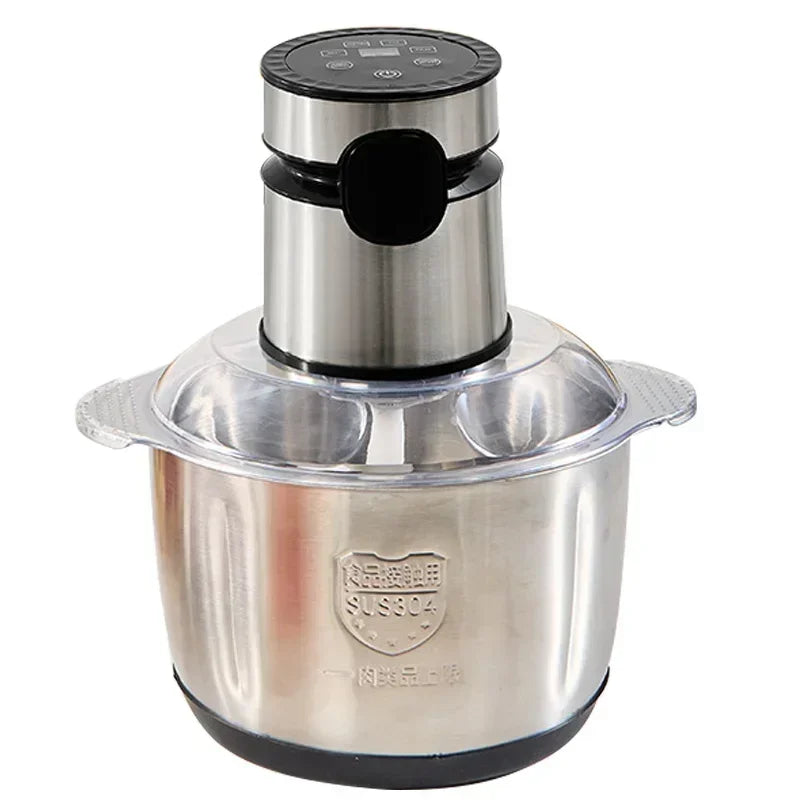 5L Electric Meat Grinder Multi-functional 304 Stainless Steel Food Processor Vegetable Chopper Baby Food Maker Eco-Friendly Clickngo24