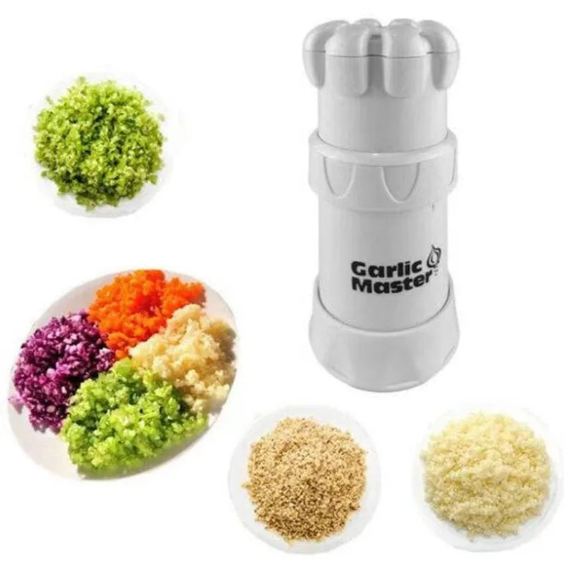Multifunctional Garlic Master Kitchen Gadget Tool Garlic Chopper Wheel Garlic Mincer Roller Kitchen Aid Garlic Hand Crusher Clickngo24