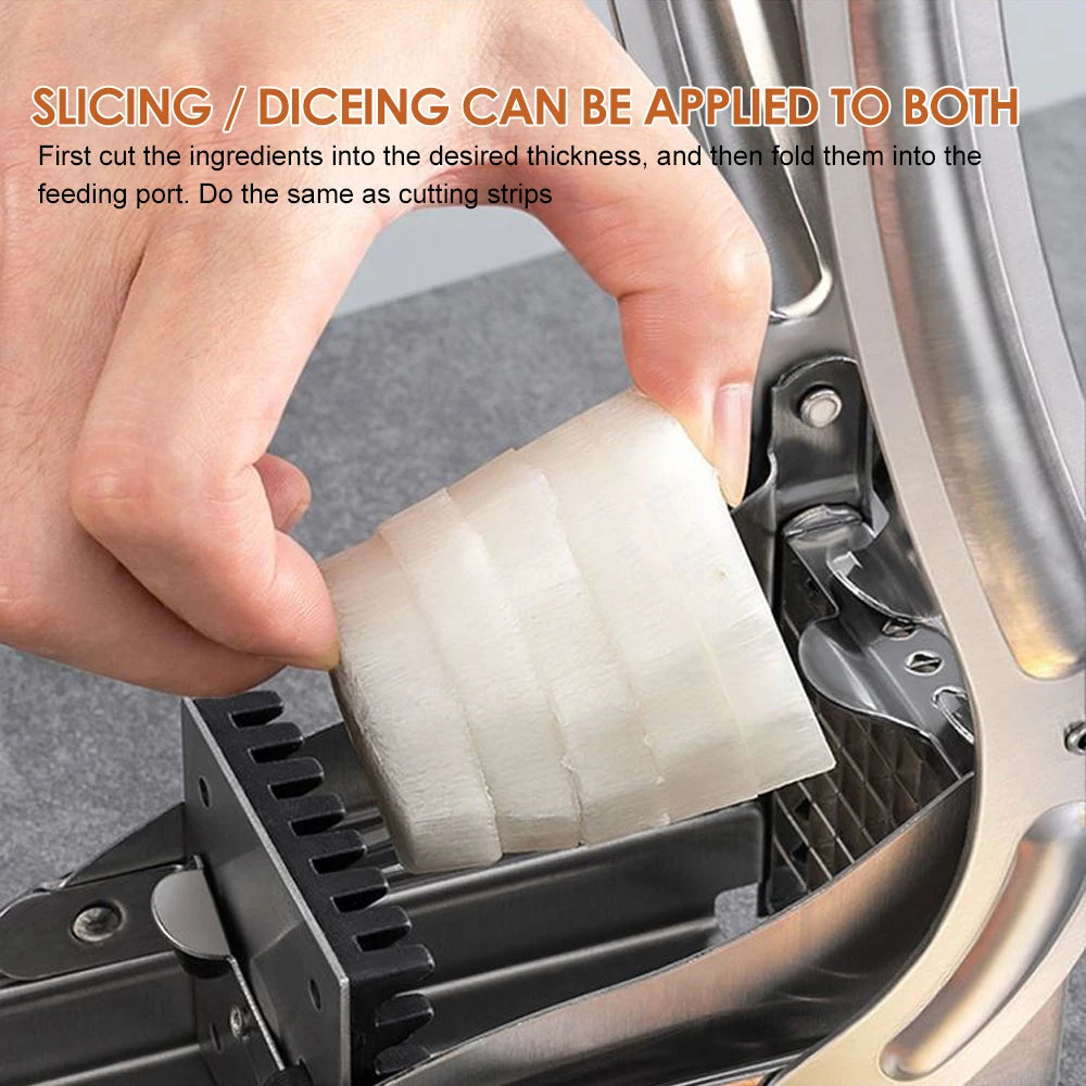 Stainless Steel Potato Slicer French Fries Cutter Machine Clickngo24