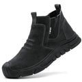 Men's Steel Toe Cap Work Boots Anti-Puncture Safety Shoes Indestructible Outdoor Work Footwear for Men Clickngo24