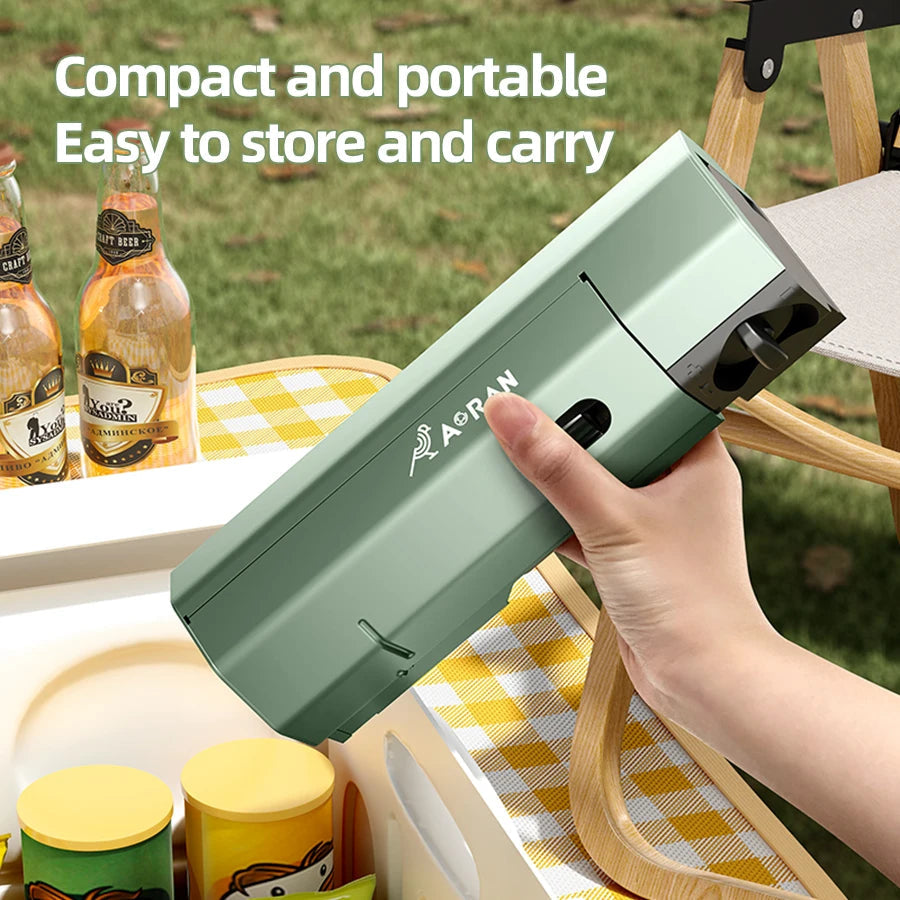 Portable Integrated Card Gas Stove for Outdoor Camping Hiking Barbecue Travel Cooking Oven Box Type Clickngo24