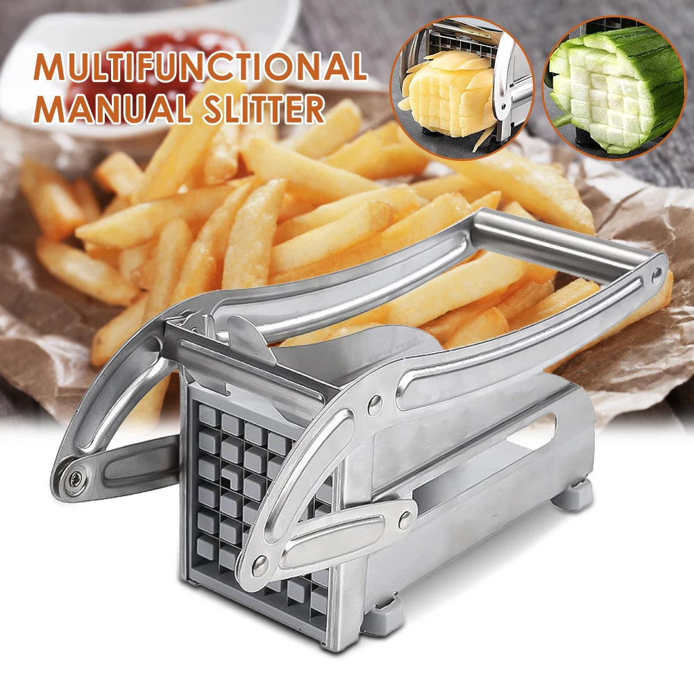 Stainless Steel Potato Slicer French Fries Cutter Machine Clickngo24
