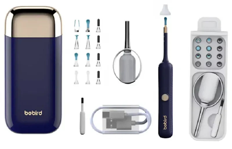 Bebird EarSight plus Compact All-in-1 Ear Wax Remover Otoscope Camera Portable Visual Ear Cleaner with Portable Ear Cleaner Clickngo24