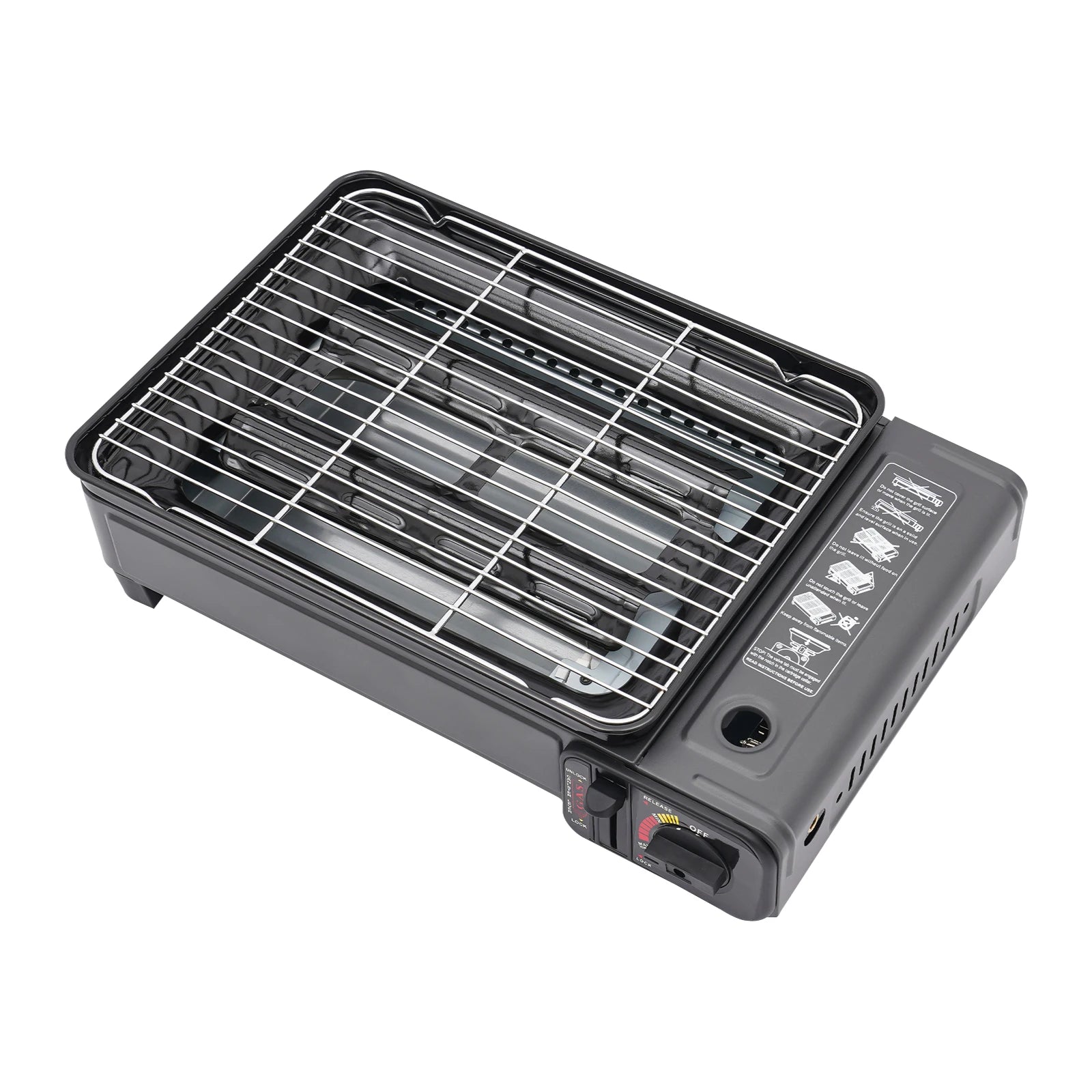Portable BBQ Grill Short and Eye Catching Suitable for Camping Outdoor Cooking Needs Butane Gas Stove Clickngo24