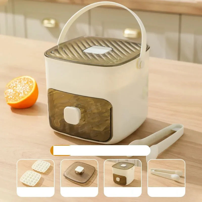 48-Grid Ice Cube Mold Reusable Easy Release Homemade Ice Tray Eco-Friendly Plastic Ice Maker for Refrigerator Clickngo24