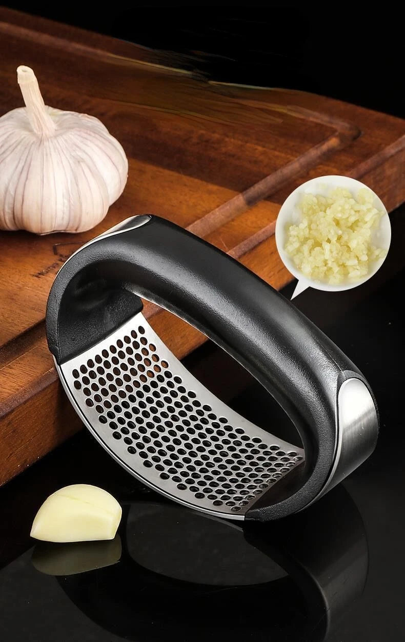 Stainless Steel Garlic Crusher Manual Garlic Mincer Chopping Garlic Clickngo24