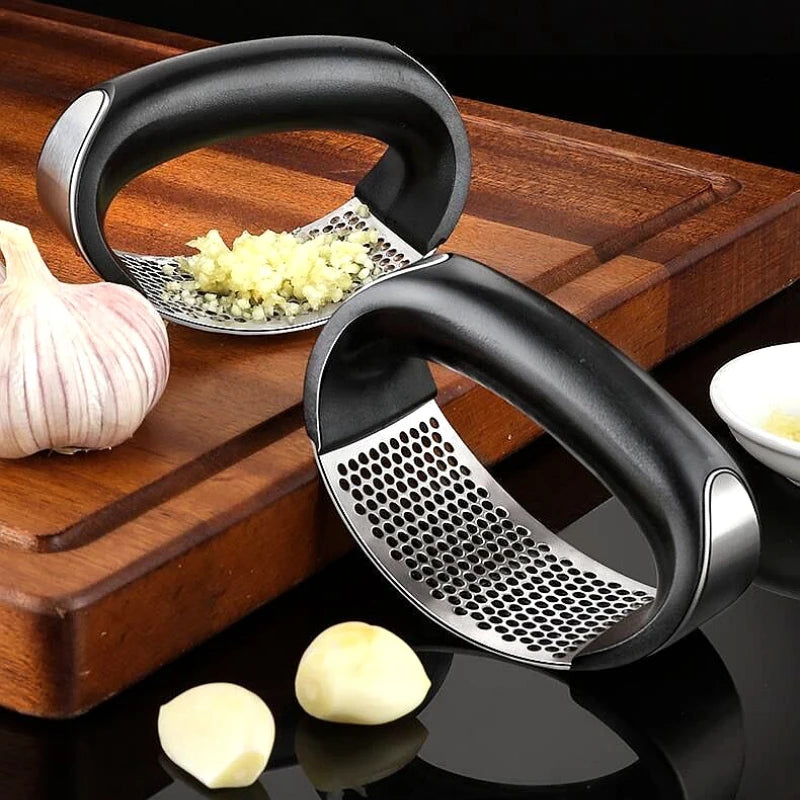 Stainless Steel Garlic Crusher Manual Garlic Mincer Chopping Garlic Clickngo24