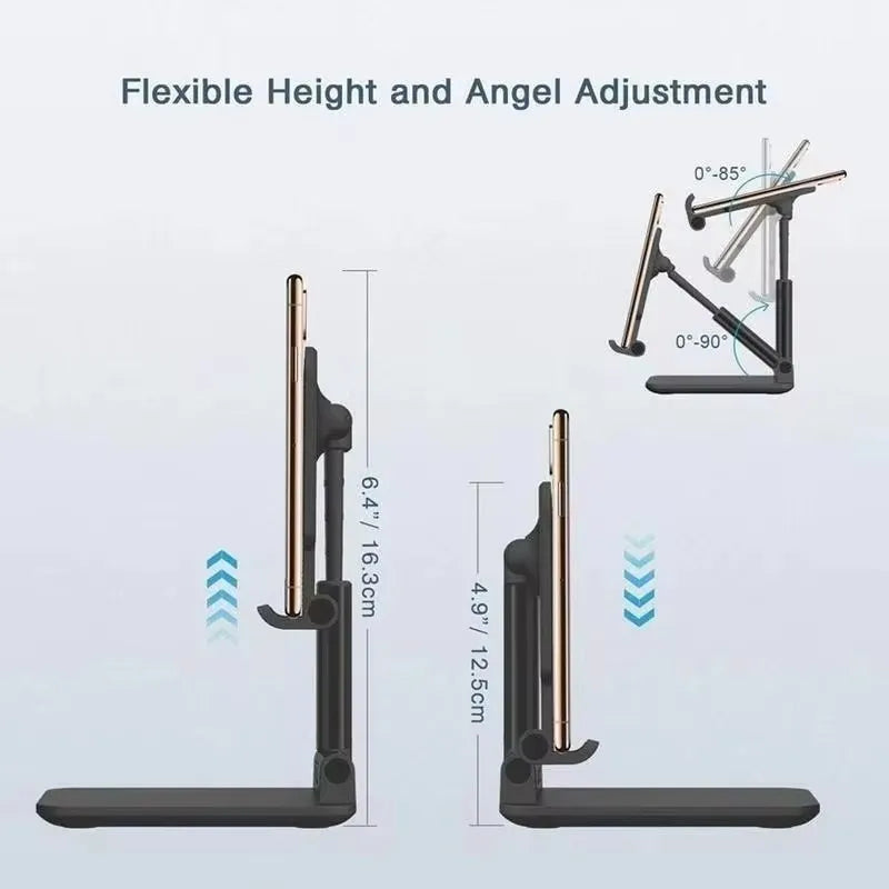 Adjustable Desktop Tablet Holder Universal Foldable Extend Support Mobile Phone Stand for Desk High Quality Cell Keep Short