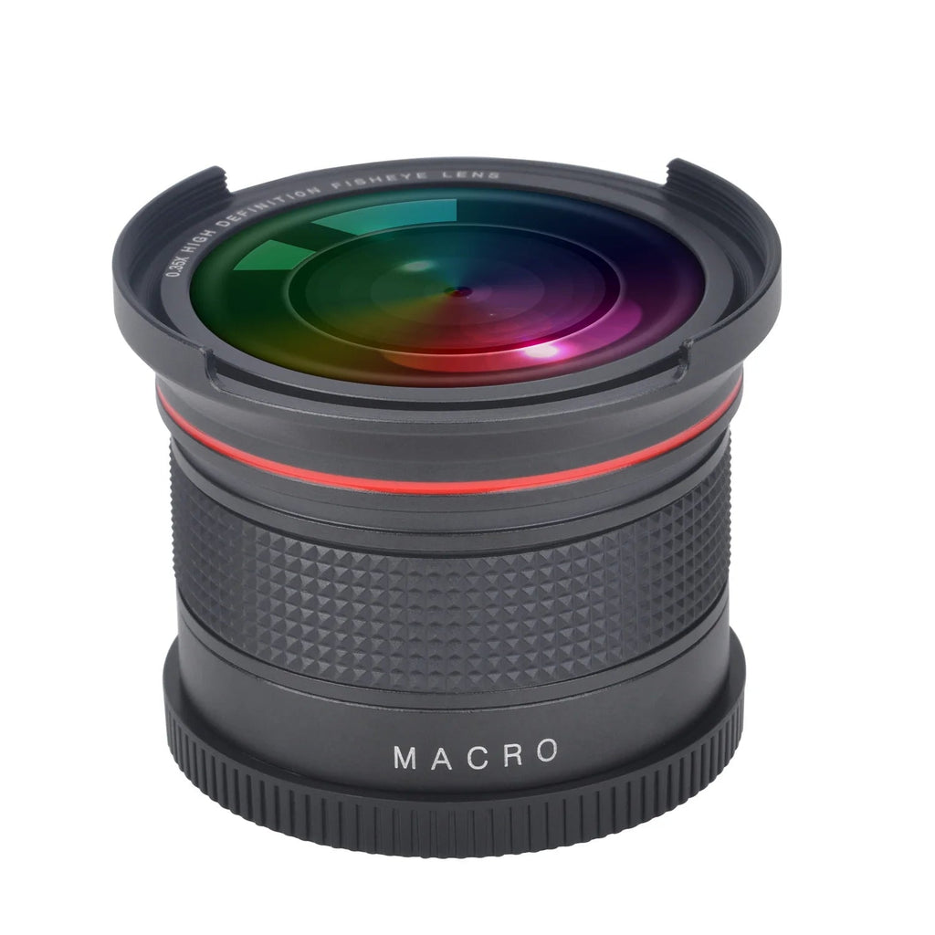 52MM 0.35x HD Wide Angle Fisheye Lens with Macro for Nikon DSLR D7100 D7000 D5500 D5300 D5200 D5100 D3500 D3400 D3100 - Camera Lens Clickngo24