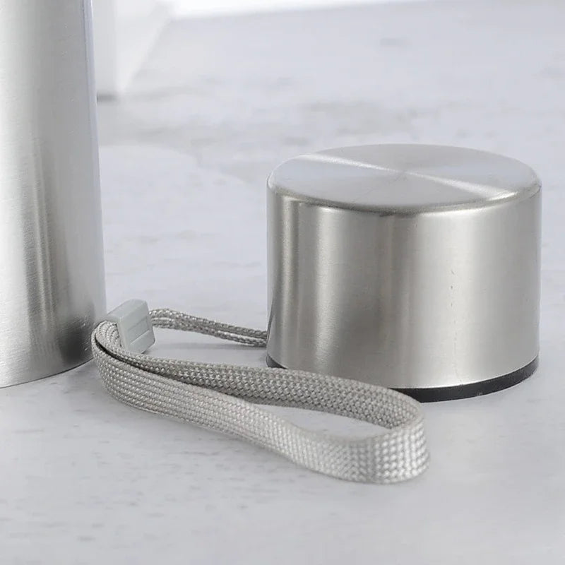 Stainless Steel Sport Water Bottle 1000ml Single-layer Rugged Water Cup Metal Flask Drinkware Camping Sports Gym Clickngo24