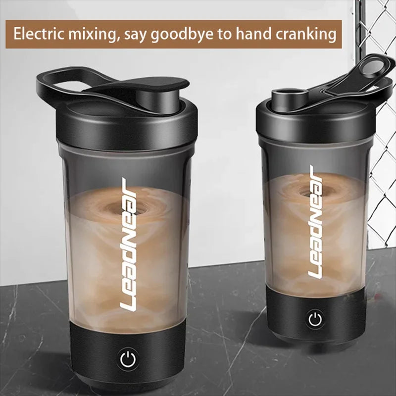 Portable Electric Blender Cup Rechargeable Shaker for Milk Powder Protein Sports Gym Home Travel Outdoor - USB Powered Clickngo24