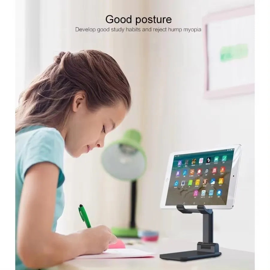 Adjustable Desktop Tablet Holder Universal Foldable Extend Support Mobile Phone Stand for Desk High Quality Cell Keep Short