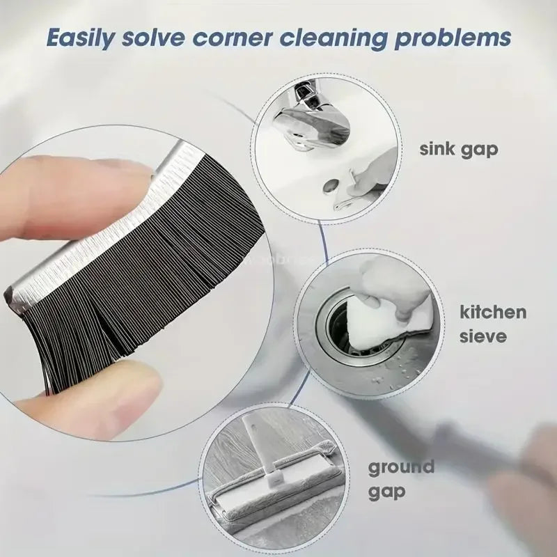 Crevice Cleaning Brush Window Bedroom Floor Line Cleaning Brush Kitchen Tile Dead End Bristle Cleaning Brush Household Supplies Clickngo24