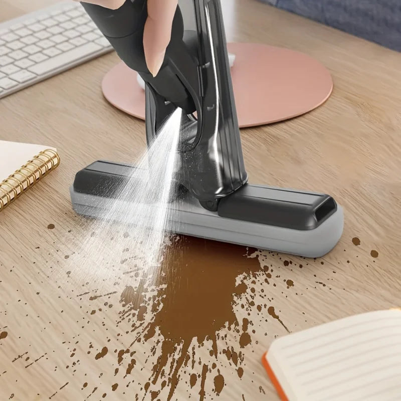 Mini Squeeze Spray Mop for Home Kitchen Car Cleaning - Portable Desk Cleaner with Glass Sponge for Household Cleaning Tools Clickngo24