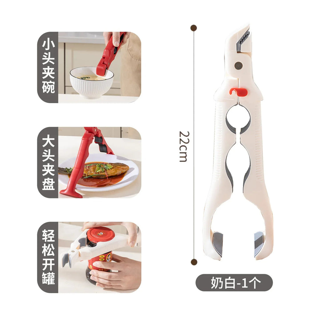 3-in-1 anti-scalding clip, silicone clip, kitchen steaming dish clip, oven non-slip clip. Clickngo24