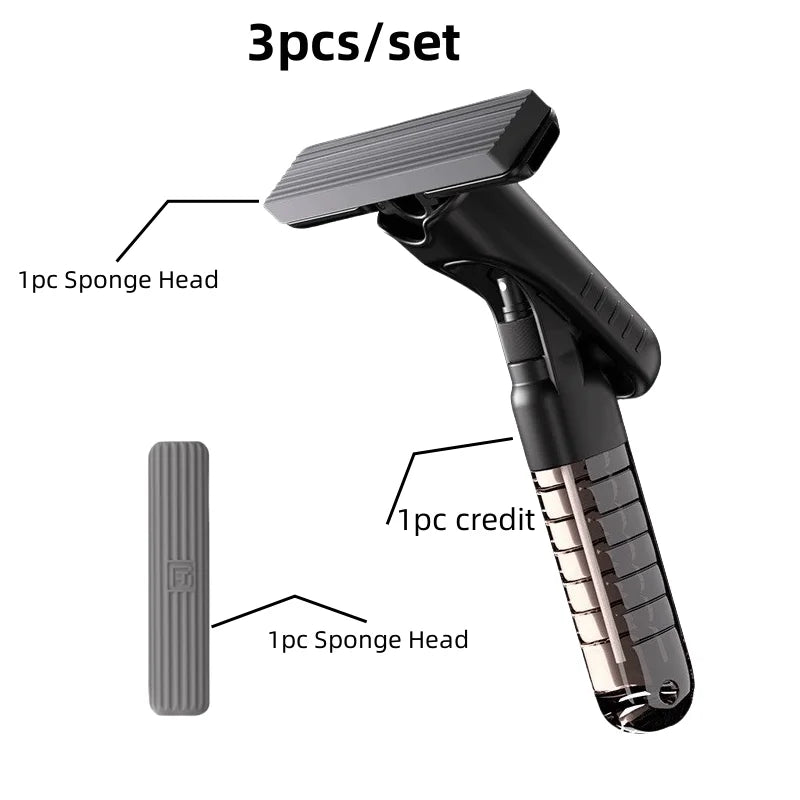 Mini Squeeze Spray Mop for Home Kitchen Car Cleaning - Portable Desk Cleaner with Glass Sponge for Household Cleaning Tools Clickngo24