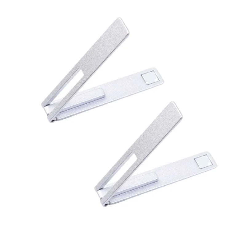 Magnetic Ultra Thin Foldable Mobile Phone Holder Bracket Metal Alloy Desktop Cell Phone Stands Universal Phone Support Kickstand Clickngo24