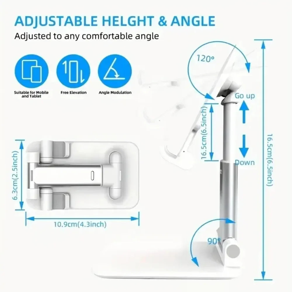 Foldable Mobile Phone Holder Stand Universal Tablet Desk Mount Adjustable Flexible Lazy Bracket Support for All Phones