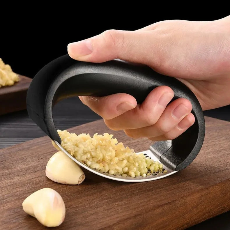 Stainless Steel Garlic Crusher Manual Garlic Mincer Chopping Garlic Clickngo24