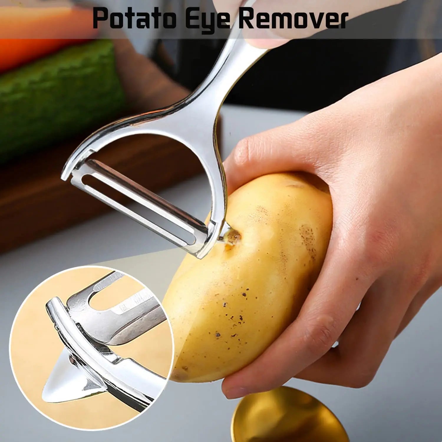 Stainless Steel Vegetable Peeler Potato Peeler Clickngo24