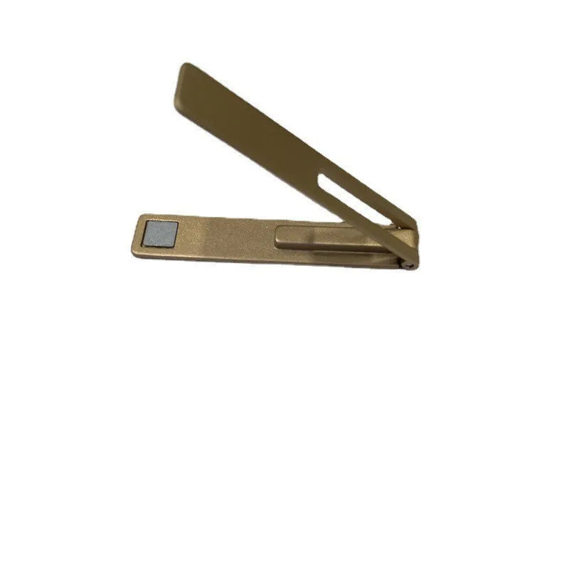 Magnetic Ultra Thin Foldable Mobile Phone Holder Bracket Metal Alloy Desktop Cell Phone Stands Universal Phone Support Kickstand Clickngo24