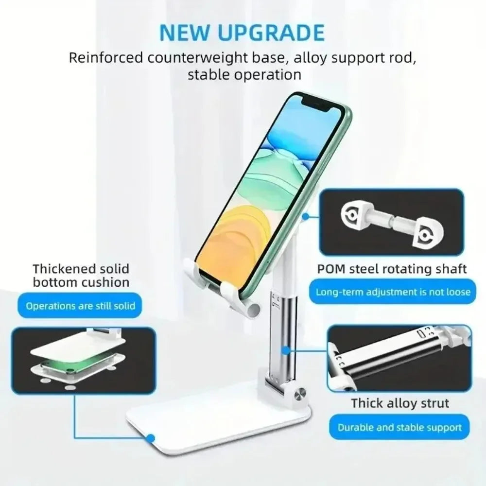 Foldable Mobile Phone Holder Stand Universal Tablet Desk Mount Adjustable Flexible Lazy Bracket Support for All Phones