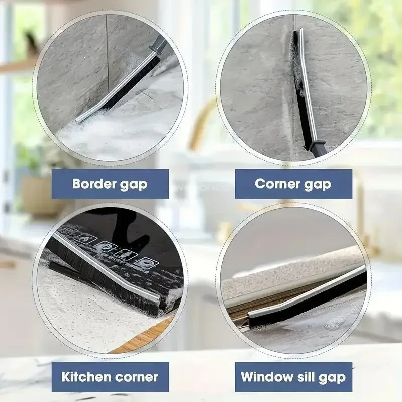 Crevice Cleaning Brush Window Bedroom Floor Line Cleaning Brush Kitchen Tile Dead End Bristle Cleaning Brush Household Supplies Clickngo24