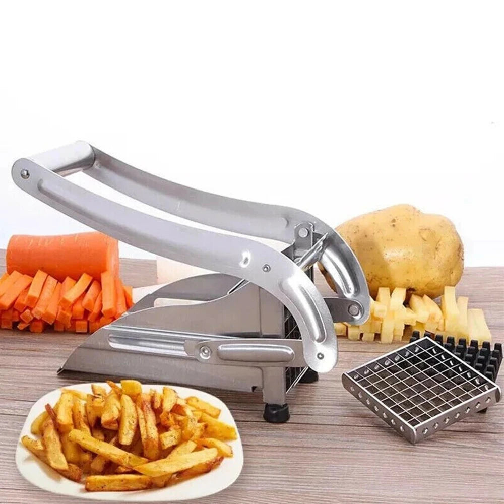 Stainless Steel Potato Slicer French Fries Cutter Machine Clickngo24