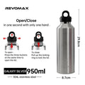 RevoMax Insulated Stainless Steel Water Bottle Double Wall Vacuum Flask - Keeps Hot And Cold - Eco-Friendly Thermos in 350/500/750/1000ml Sizes Clickngo24