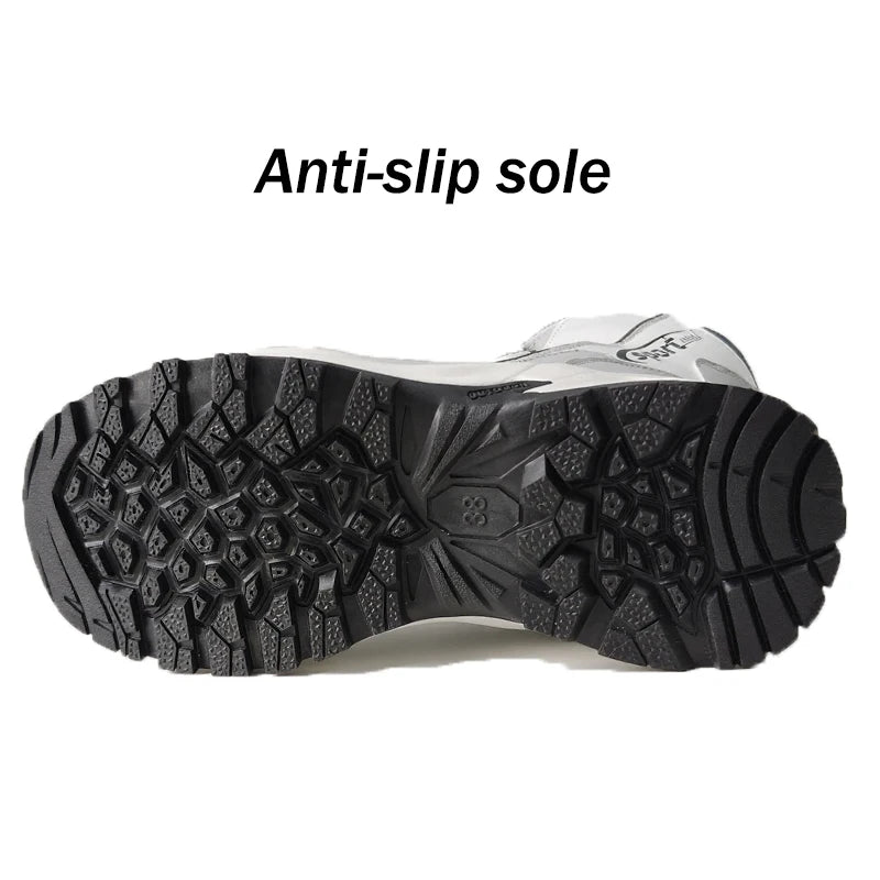 Womens Waterproof Winter Snow Boots Warm Shoes Furry Mid Calf Lightweight Walking Hiking Booties Clickngo24