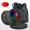 52MM 0.35x HD Wide Angle Fisheye Lens with Macro for Nikon DSLR D7100 D7000 D5500 D5300 D5200 D5100 D3500 D3400 D3100 - Camera Lens Clickngo24