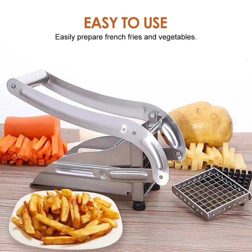 Stainless Steel Potato Slicer French Fries Cutter Machine Clickngo24