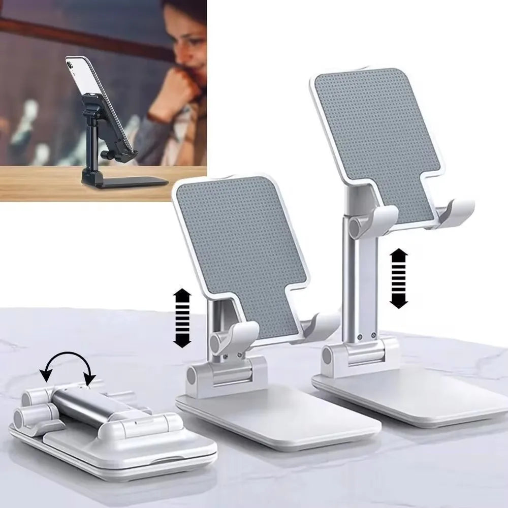 Adjustable Desktop Tablet Holder Universal Foldable Extend Support Mobile Phone Stand for Desk High Quality Cell Keep Short