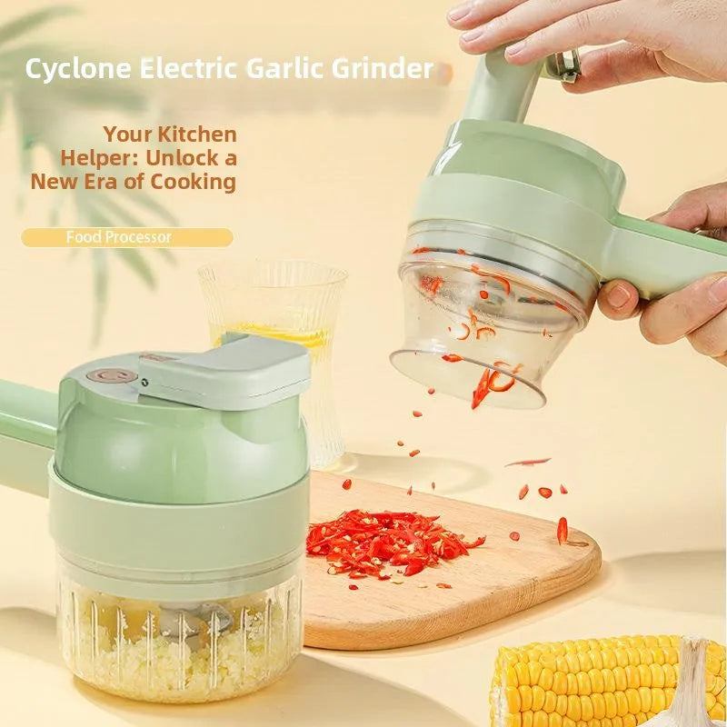 Handheld Multi-Function Kitchen Chopper Slicer Tool for Garlic - Wireless Vegetable Cutter Fruit & Vegetable Tools