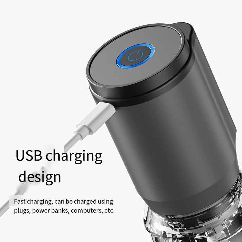 Rechargeable Electric Pepper Grinder And Salt Mill Set - Fast Grinding Coarse to Fine Adjustable Kitchen Gadget Essential Cooking Tools Clickngo24