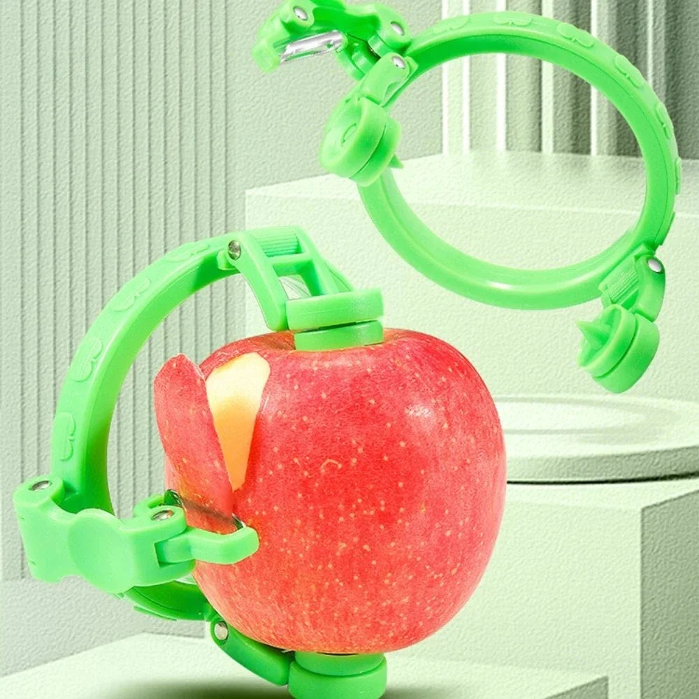 1PC Handheld Rotating Peeler Kitchen Gadget for Apple Pear Potato Spiral Cutter Fruit Vegetable Tool Home Essentials