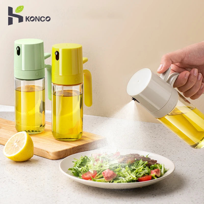 250ml Oil Spray Bottle Glass Dispensers for Barbecue Air Frying Pan Camping Soy Sauce Vinegar Olive Oil Sprayer Mister Clickngo24