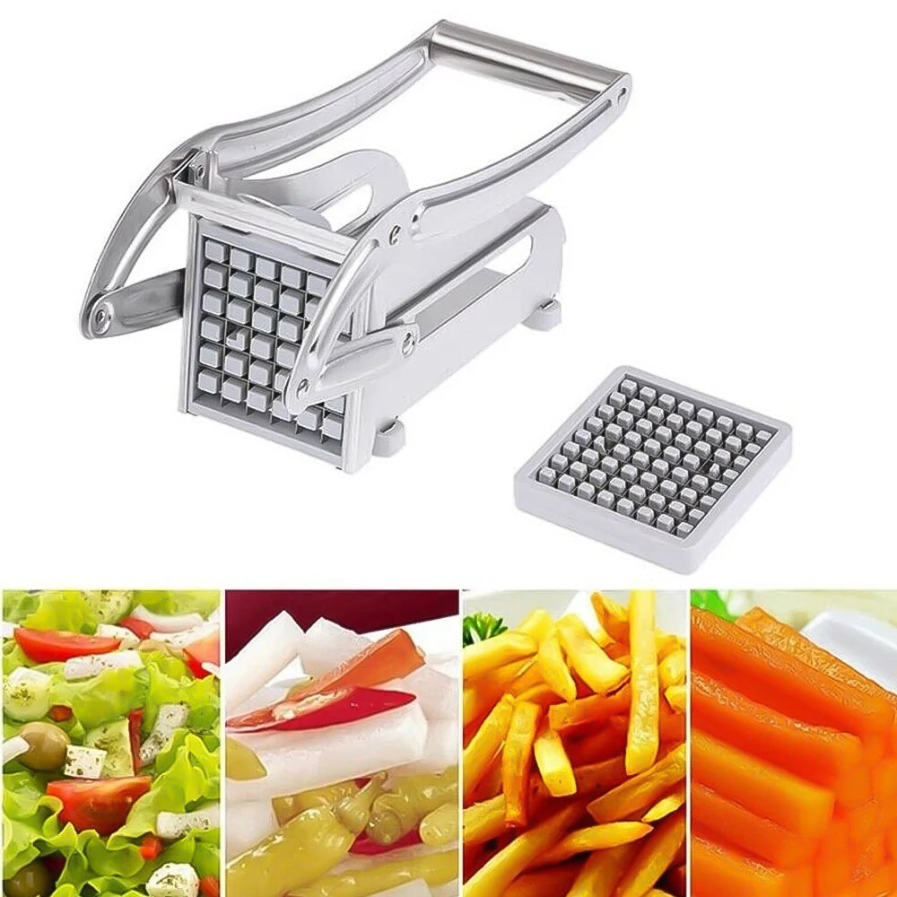 Stainless Steel Potato Slicer French Fries Cutter Machine Clickngo24