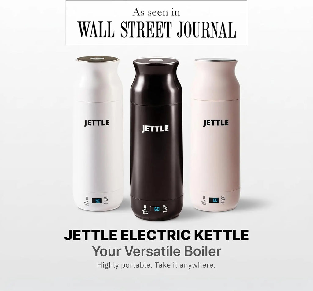 450ml Portable Electric Kettle Stainless Steel with Temperature Control Auto Shut-Off LED Display for Coffee Tea Travel
