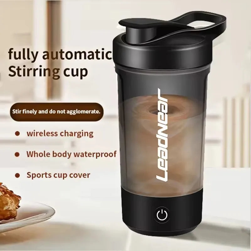 Portable Electric Blender Cup Rechargeable Shaker for Milk Powder Protein Sports Gym Home Travel Outdoor - USB Powered Clickngo24