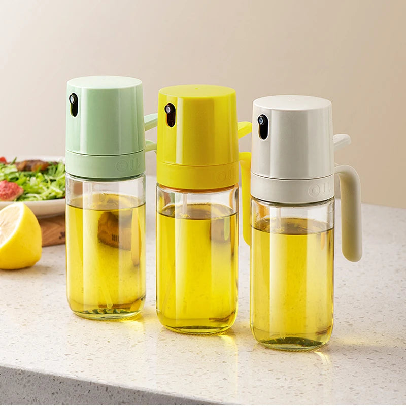 250ml Oil Spray Bottle Glass Dispensers for Barbecue Air Frying Pan Camping Soy Sauce Vinegar Olive Oil Sprayer Mister Clickngo24