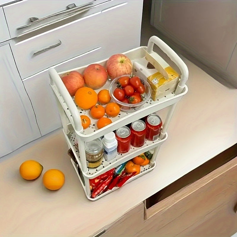 Compact 4-Tier Rolling Storage Cart: Versatile Black Organizer for Bedroom Kitchen Bathroom Easy Assembly Ideal for Medical Supplies Clickngo24